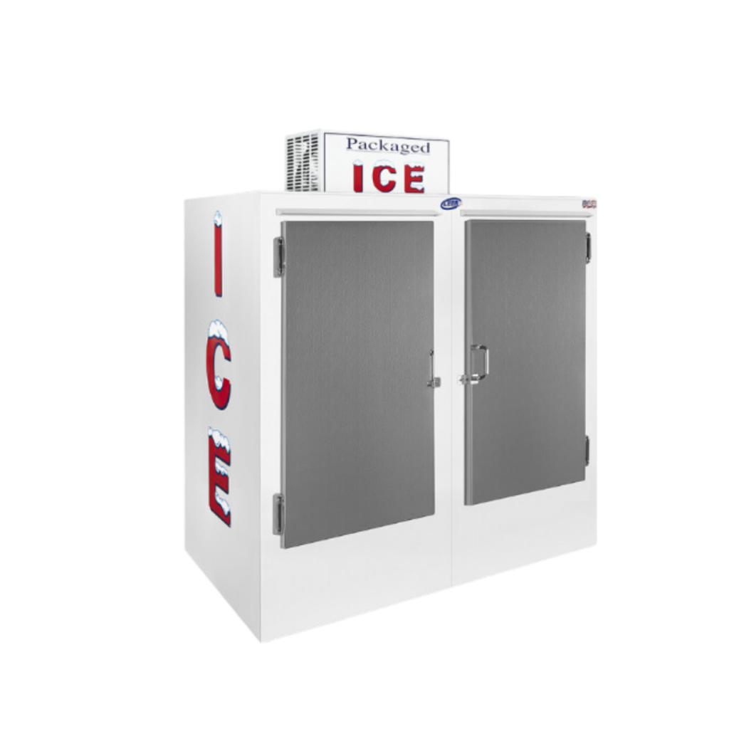 Leer Model 64 Solid Door Ice Merchandiser — Modern Ice